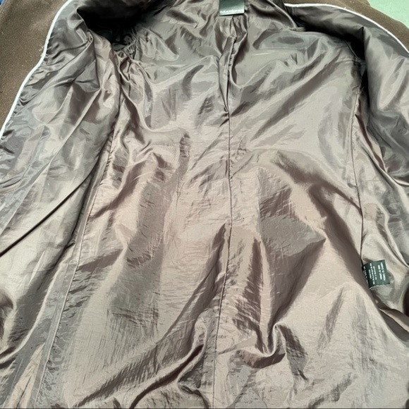 Mackage Wool/Cashmere Long Coat w Leather Trim - Picture 8 of 13